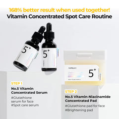 NUMBUZIN NO.5 VITAMIN NIACINAMIDE CONCENTRATED TONER PADS