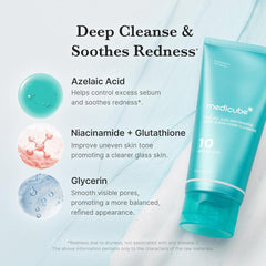 Medicube Azelaic Acid Niacinamide Deep Clean Foam Cleanser (120g)