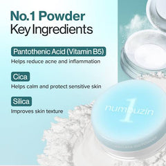 Numbuzin no.1 Pantothenic Skincare 100 Powder 7g