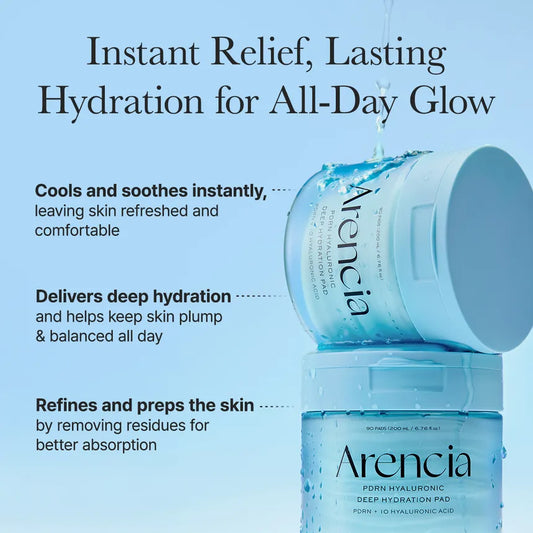 Arencia PDRN + Hyaluronic Deep Hydration Pad (90 pads)