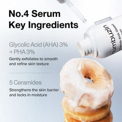 Numbuzin - No.4 Ceramide AHA Glazed Skin Prep Serum 30ml