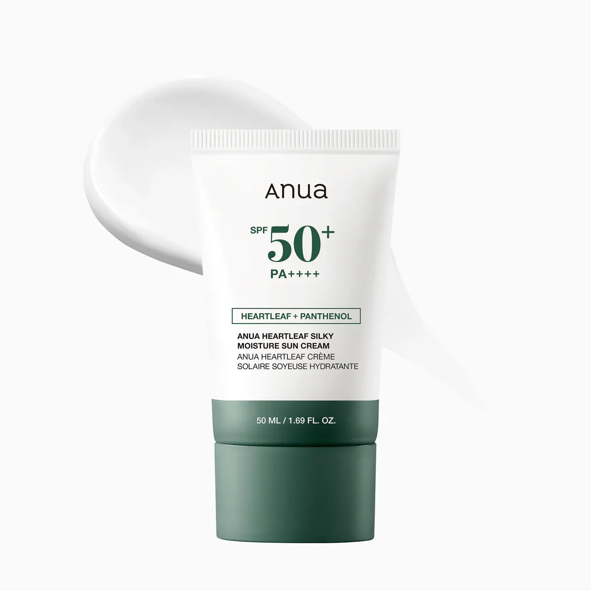 ANUA HEARTLEAF SILKY MOISTURE SUNSCREEN, 50ml