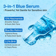 Numbuzin - No.3 Blue Bio-Retinol Pore Refining Serum