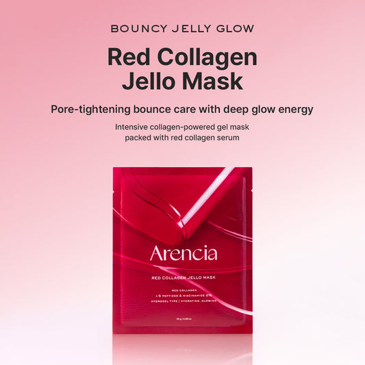 Arencia Red Collagen Jello Mask (Single Sheet)