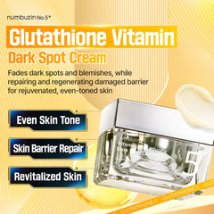 Numbuzin Vitamin Glutathione Dark Spot Laser Cream 50ml