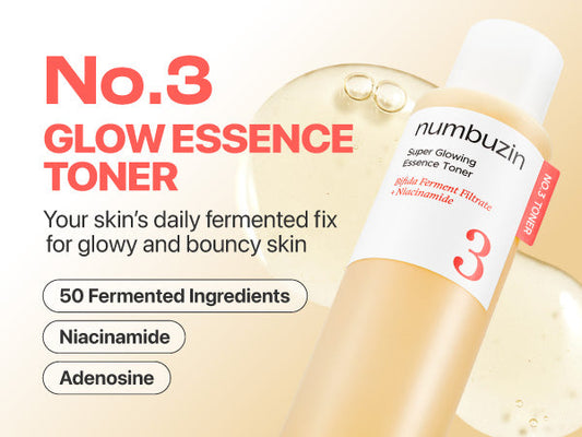 Numbuzin – No.3 Super Glowing Essence Toner