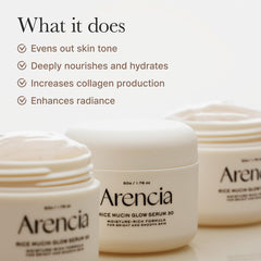 Arencia Rice Mucin Glow Serum 30(50g)