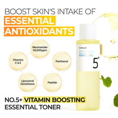 Numbuzin – No.5 Glutathione Vitamin Boosting Essential Toner 200ml