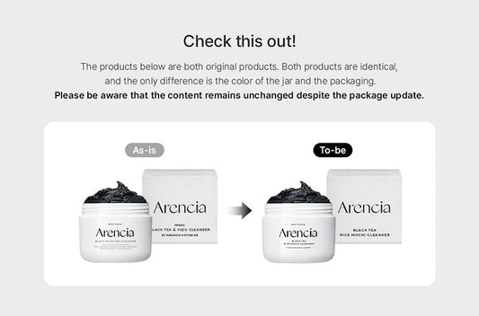 Arencia Black Tea Rice Mochi Cleanser 120g