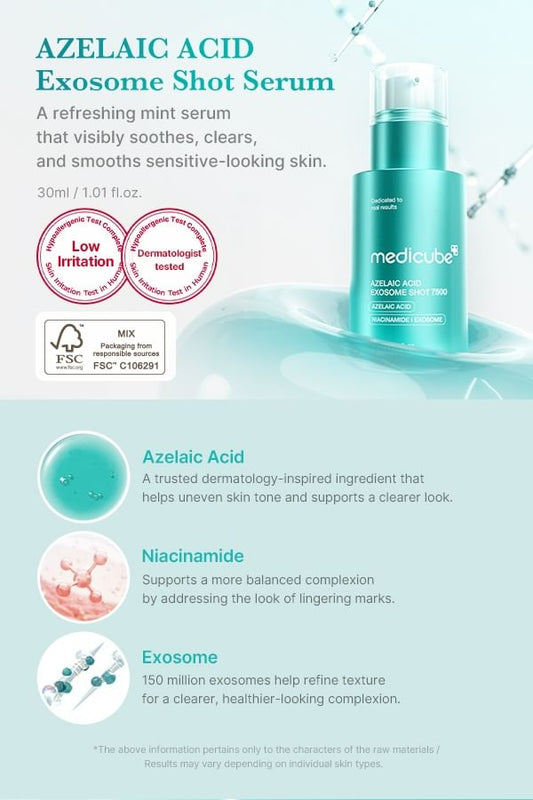 Medicube Azelaic Acid Exosome Shot Pore Ampoule 7500 (30ml)